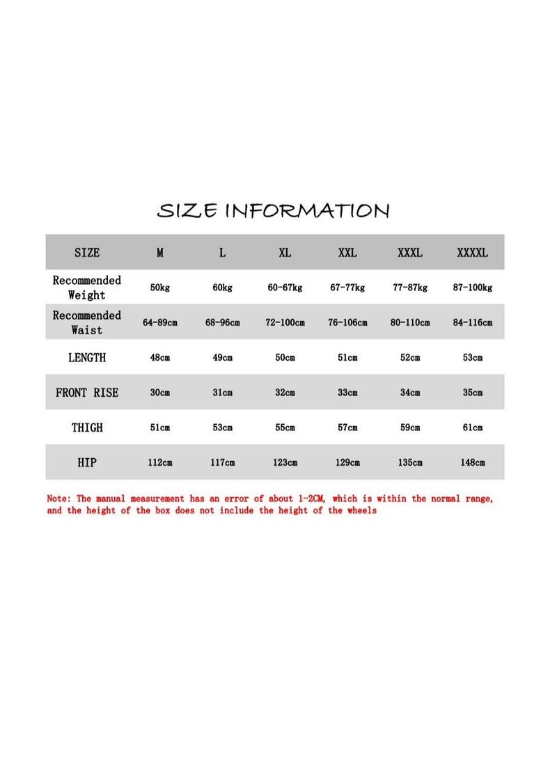 1-Piece Men Swim Beach Shorts Quick Dry Swimming Trunks Drawstring Surfing Board Shorts Loose Boxers Short Pants  - Image 2