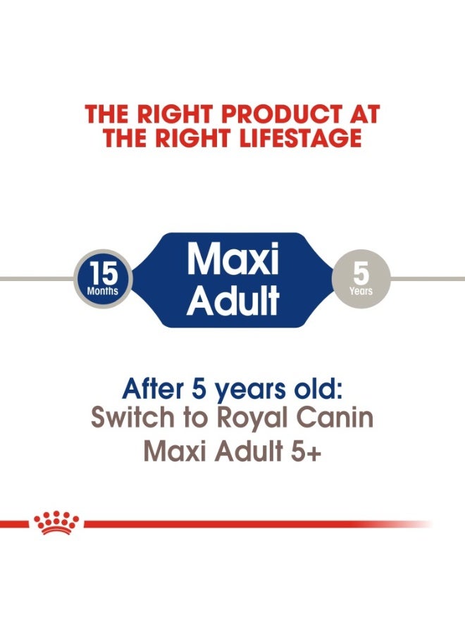 ROYAL CANIN Size Health Nutrition Maxi Adult 1 KG - Image 2