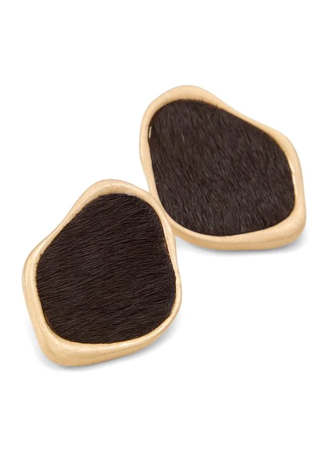 Abbys Ladies Brown Earrings