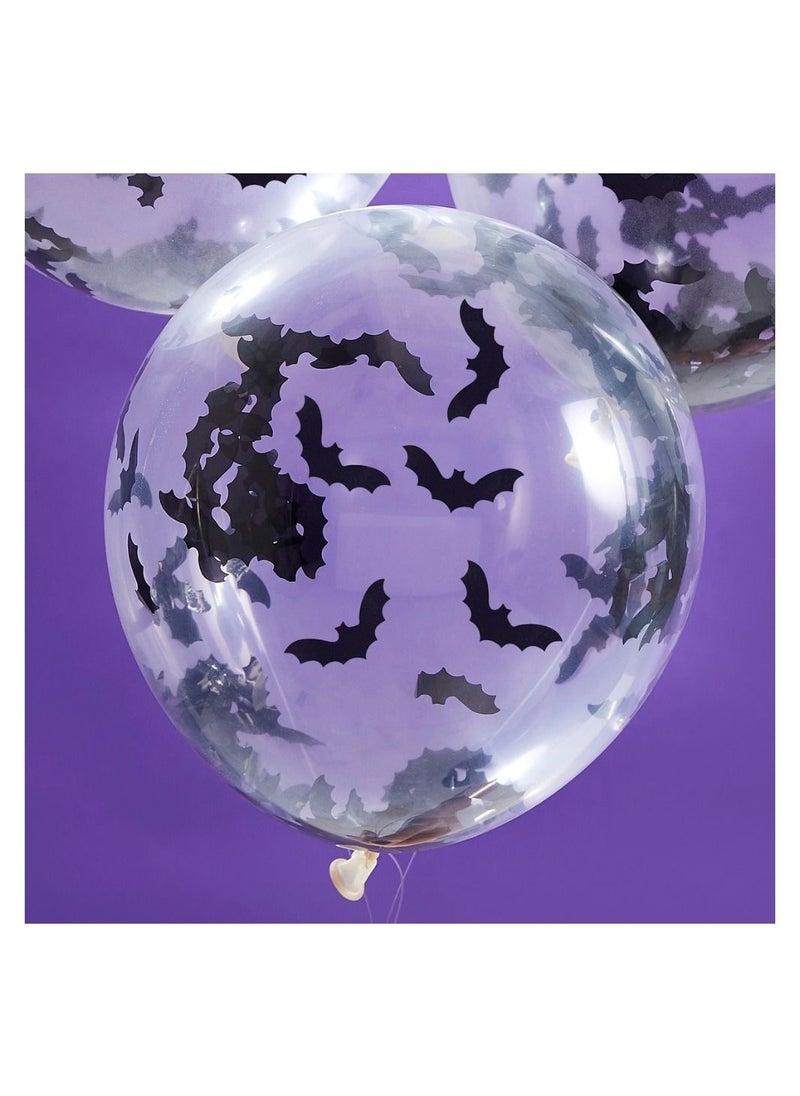 Bat Confetti Balloons
