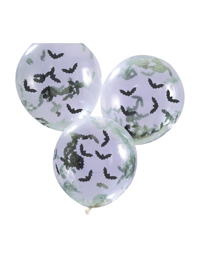Bat Confetti Balloons