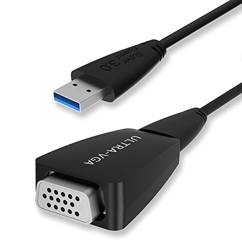 WAVLINK SuperSpeed USB 3.0 to VGA Adapter， External Graphic Card Converter，Display Adapter Pixels up to 1920 × 1080 with USB 3.0 to Micro B Cable Extend & Mirror Mode for Windows 7/8 /8.x /10 - Image 1