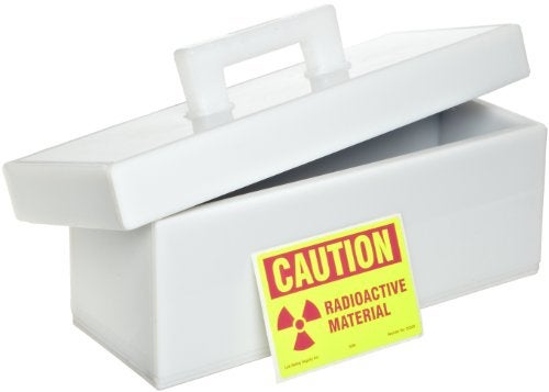 SP Scienceware SP Bel-Art Lead Lined Polyethylene Storage Box; 13L x 36W x 13cmH (F24960-0000) Made in USA - Image 5
