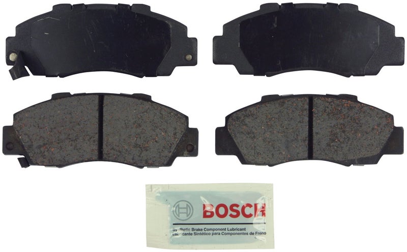BOSCH BE503 Blue Ceramic Disc Brake Pad Set - Compatible With Select Acura CL, Integra, Legend, NSX, RL, TL, Vigor; Honda Accord, CR-V, Odyssey, Prelude; Isuzu Oasis; FRONT - Image 1