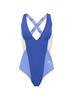 Swim Womens One Piece Plunge Swimsuit