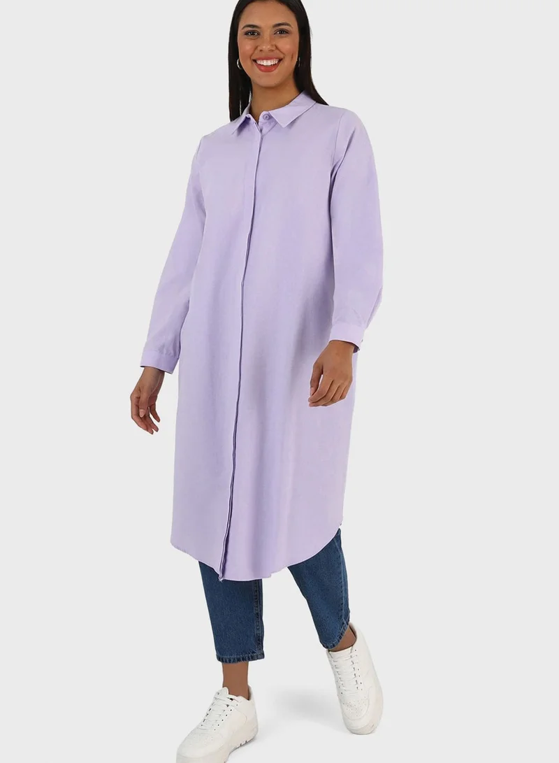 Alia by modanisa Button Down Tunic