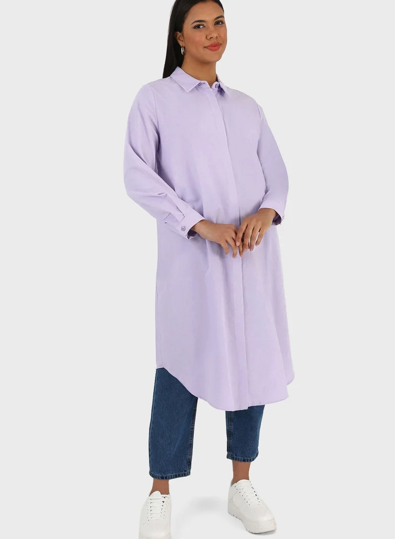 Alia by modanisa Button Down Tunic