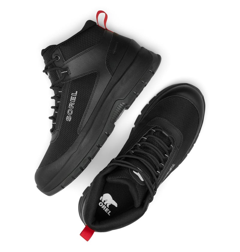 Sorel Men's Outing NW Sneaker Mid Waterproof, Black/Black, 10 - Image 5