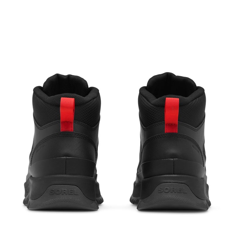 Sorel Men's Outing NW Sneaker Mid Waterproof, Black/Black, 10 - Image 3