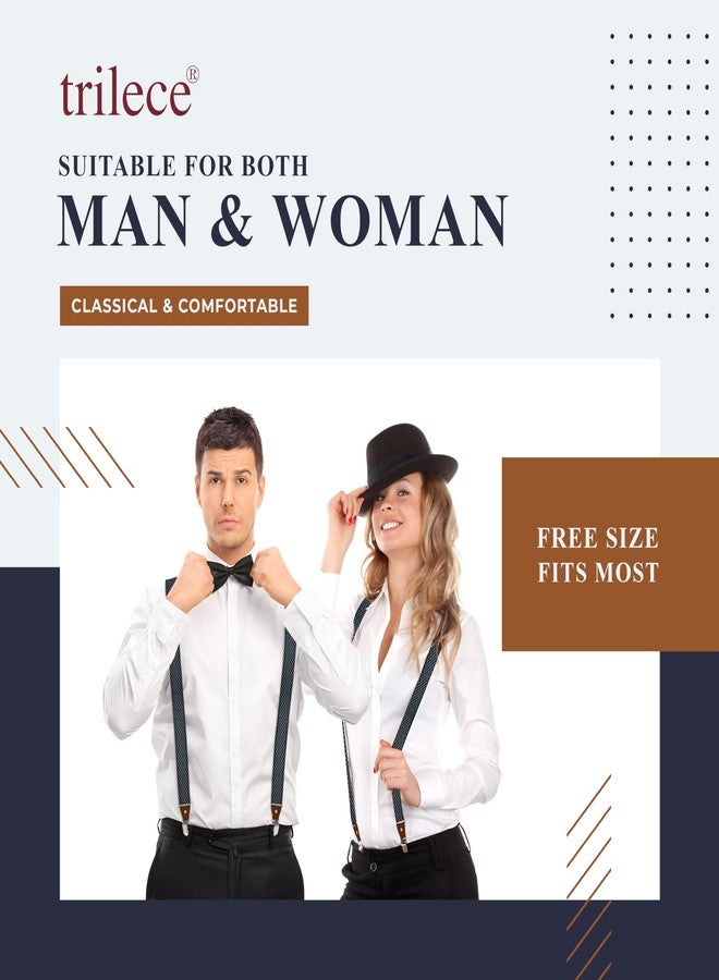 حمالات رجالية من تريليس، سادة، مستقيمة، بمشبك قابل للتعديل، ظهر على شكل حرف Y، مناسبة لحفلات الزفاف والخطوبة والبدلات الرسمية، بنمط رقم 5، قياسي - Image 5