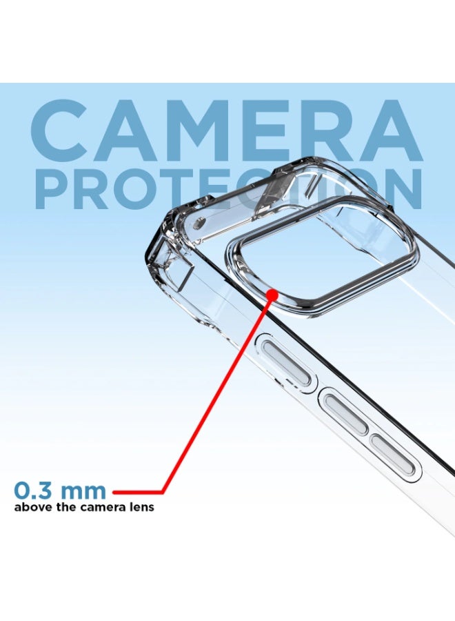 Clear Shockproof TPU Case for Google Pixel 10 & 10 Pro – Anti-Yellowing Crystal Clear Back, Full Camera Lens Protection, Reinforced Corners, Ultra-Thin 360° Protective Cover - Image 5