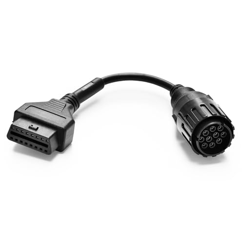 Topdon محول TOPDON 10 دبوس دائري إلى 16 دبوس متوافق مع دراجات BMW - Image 1