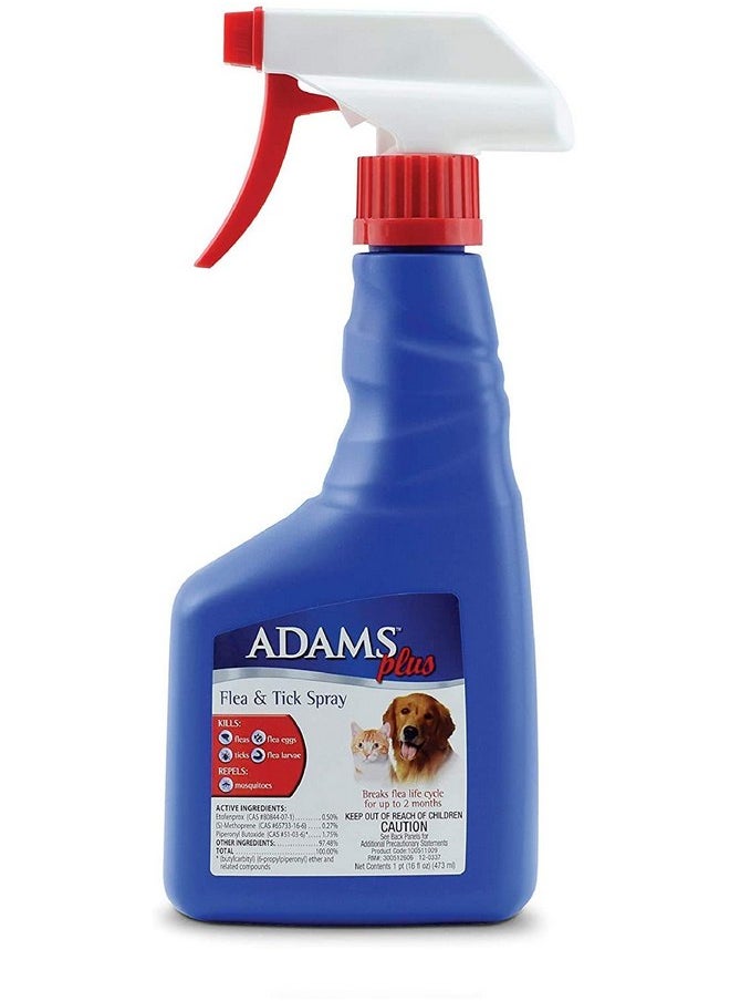 ADAMS Adams Flea & Tick Spray Plus Precor 16 oz - Pack of 3  - Image 2