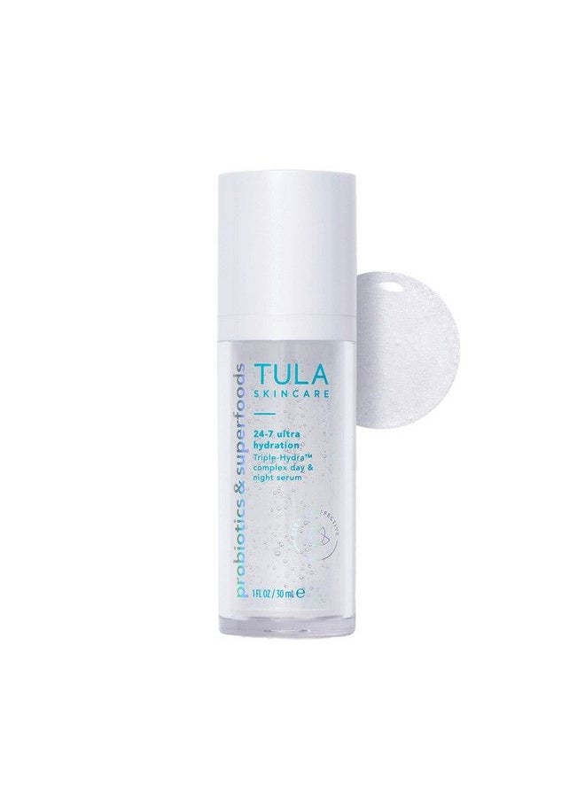 TULA - Skin Care 247 Ultra Hydration Triplehydra™ Complex Day & Night Serum | Lightweight Dual Power Facial Serum Deeply Hydrates And Plumps The Look Of Skin | 1 Fl. Oz. - Image 1