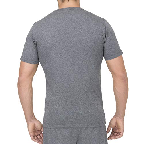 Cottonique Hypoallergenic T-Shirt for Men with Skin Allergies and Sensitive Skin Melange - Image 3
