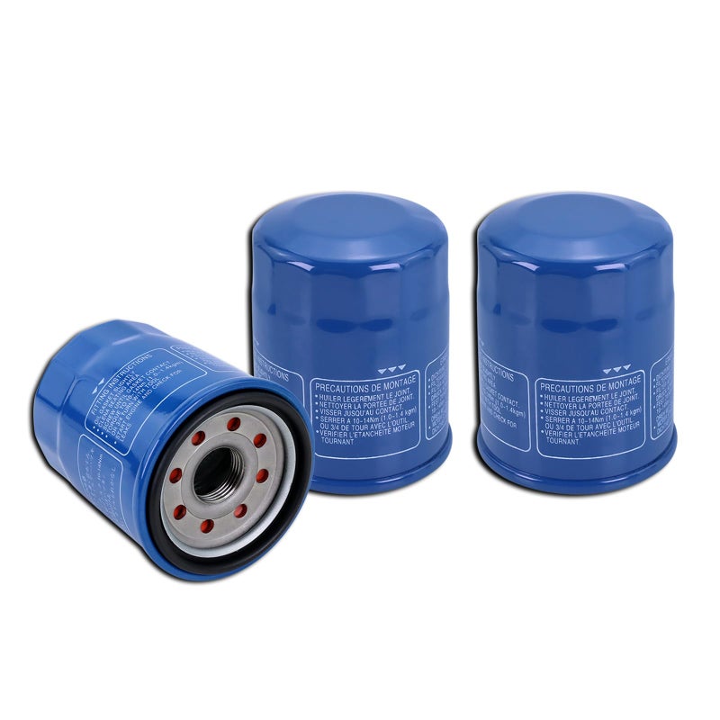 Kefly 15400PLMA02 Engine Oil Filters Compatible with Honda Accord CRV Civic Acura Replaces 15400RTA003 15400PR3003 3 Pcs