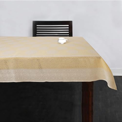 Homerz Premium 6 to 8 Seater Dining Table Cloth for Home, Durable and Thick Polycotton Fabric (Gulmohar_2, 60x90 inch- 6 to 8 Seater) - Image 3