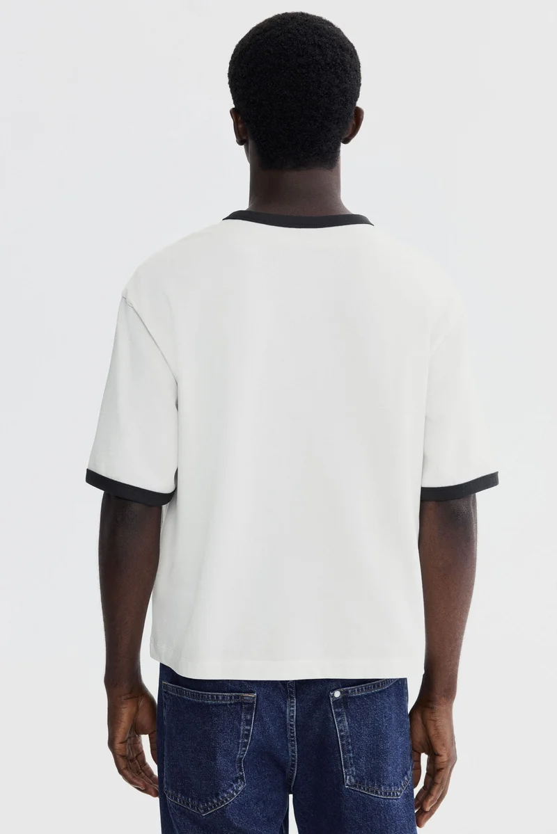 H&M  Loose Fit Boxy-style t-shirt for Men | Best Price UAE