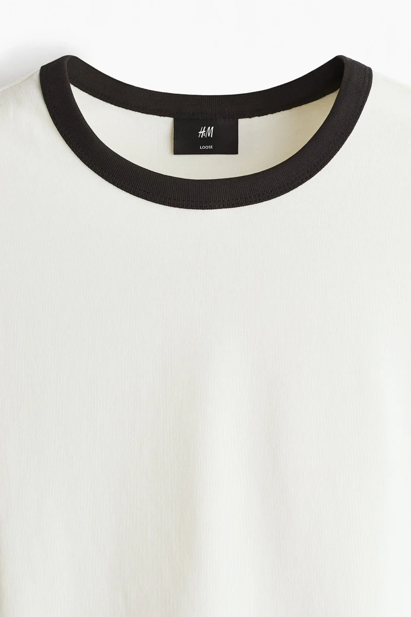 H&M  Loose Fit Boxy-style t-shirt for Men | Best Price UAE