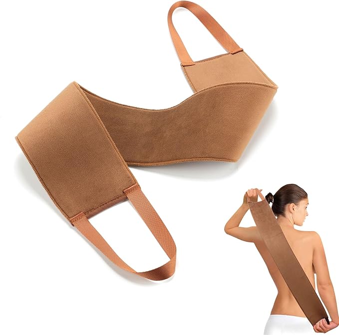 KELILO Lotion Applicator for Back Back Tanner Applicator with velvet Fake Tan Back Applicator Apply Lotion to Back work with Self Tanning Mitt fake tan mitt Smooth and Even - Image 1