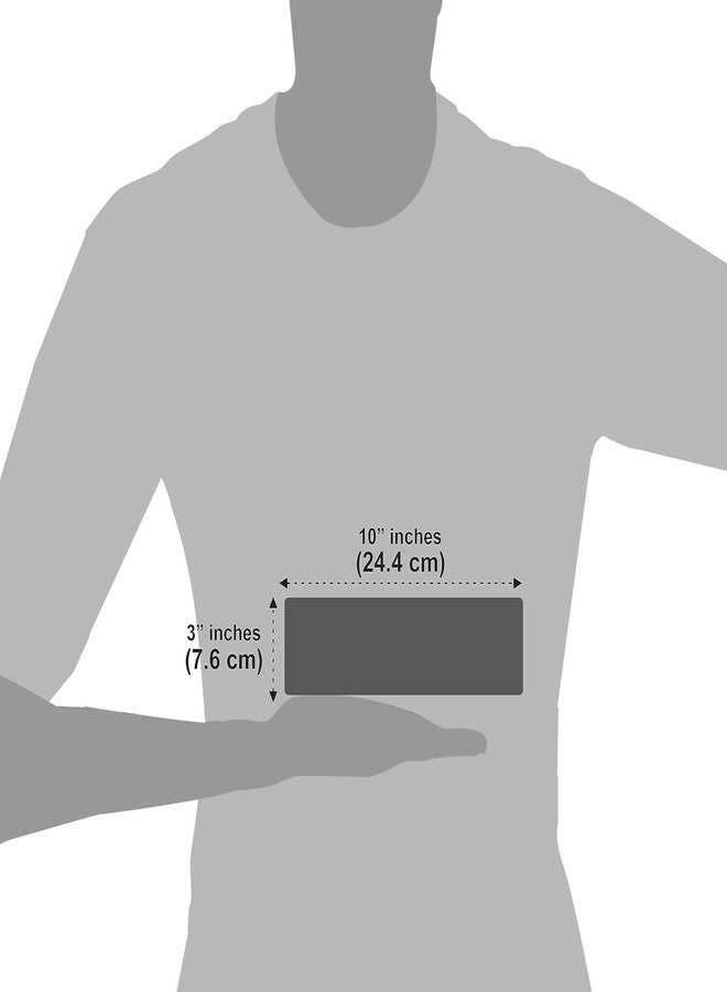 Berrybox Premium Brush Steel Finish Acrylic Restroom Door Sign 10 X 3 INCH Easy to Mount Self-Adhesive Tape Signage for Hotel Office Corporate Business Resort Society - Image 3