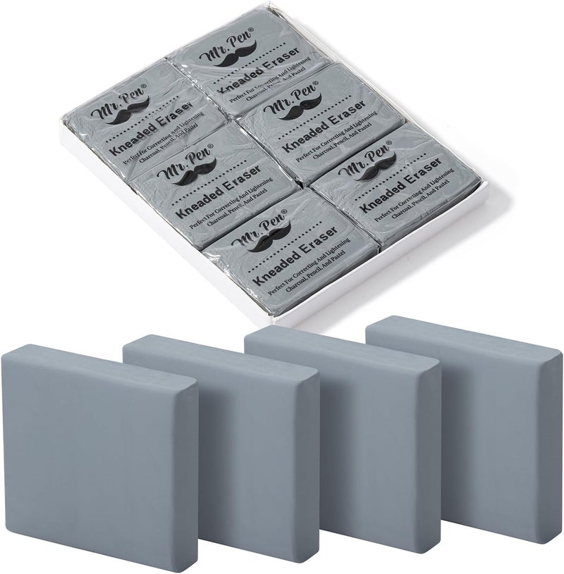 Mr. Pen- Kneaded Eraser, Green Gum Eraser, Art Eraser, Kneadable Erasers, Moldable Eraser, Art Erasers for Drawing, Artist Eraser, Drawing Eraser - Image 1