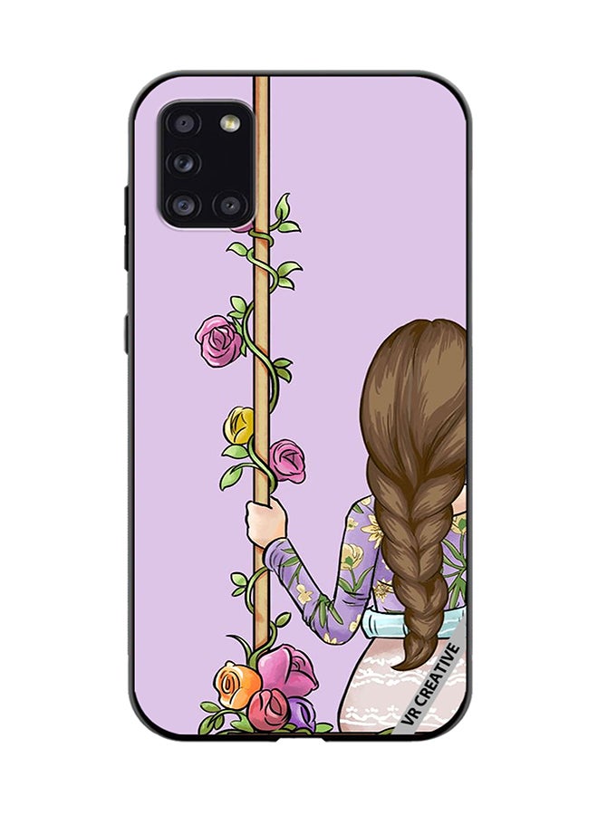 VR CREATIVE Protective Case Cover For Samsung Galaxy A31 Beautiful Girl Looking Front Design Multicolour - Image 1