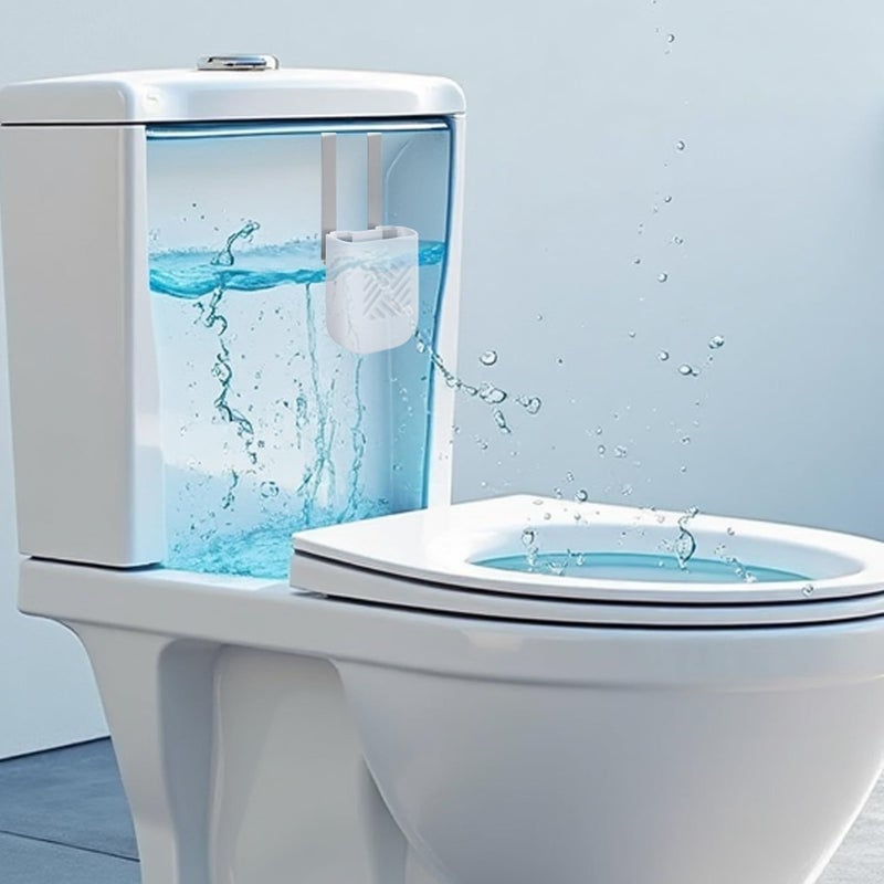 Toilet Tank Tablet Holder Hygienic Cleaning Solution Bracket Storage Organizer - Image 4
