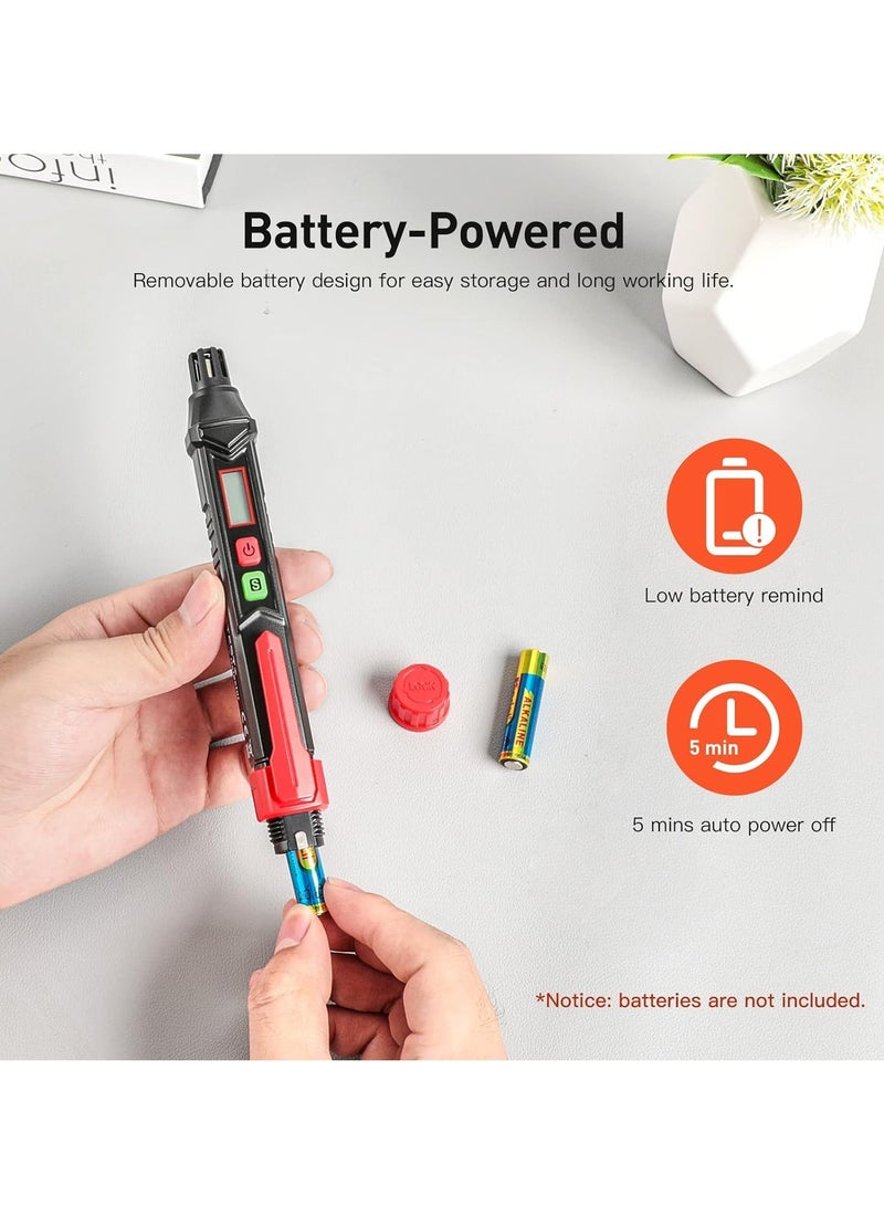 KASTWAVE Propane Gas Leak Detector for Home and RV, Portable Natural Gas Sniffer Sound & LED Alarm High Accuracy Battery Powered, Pocket Pen Type Flammabler Gas Detection Analyzer Meter Tool - Image 5