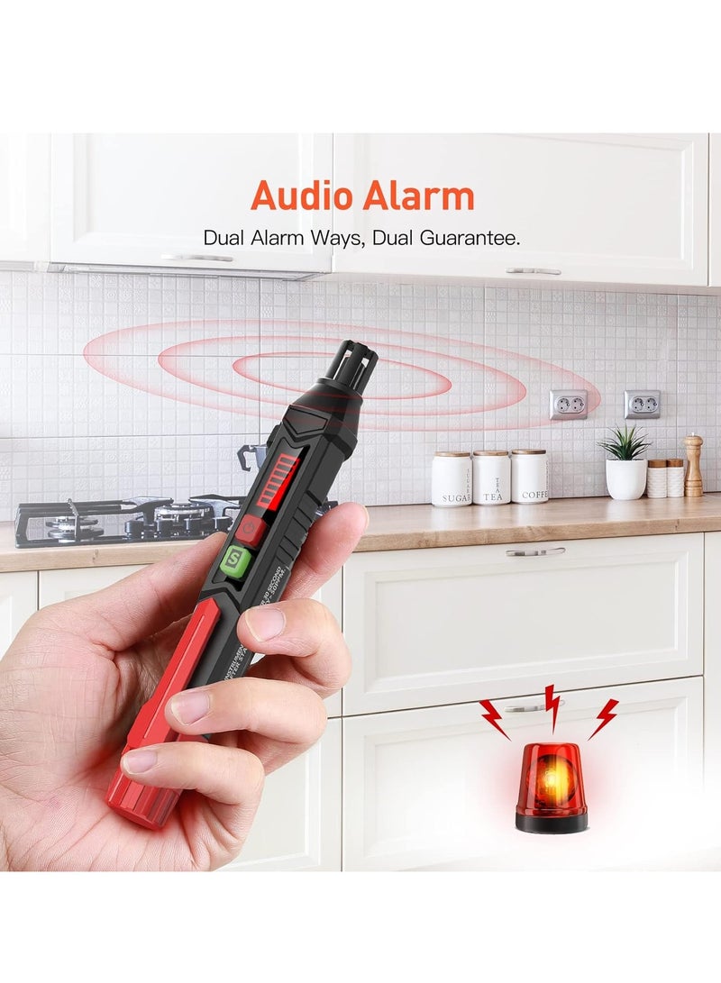 KASTWAVE Propane Gas Leak Detector for Home and RV, Portable Natural Gas Sniffer Sound & LED Alarm High Accuracy Battery Powered, Pocket Pen Type Flammabler Gas Detection Analyzer Meter Tool - Image 4