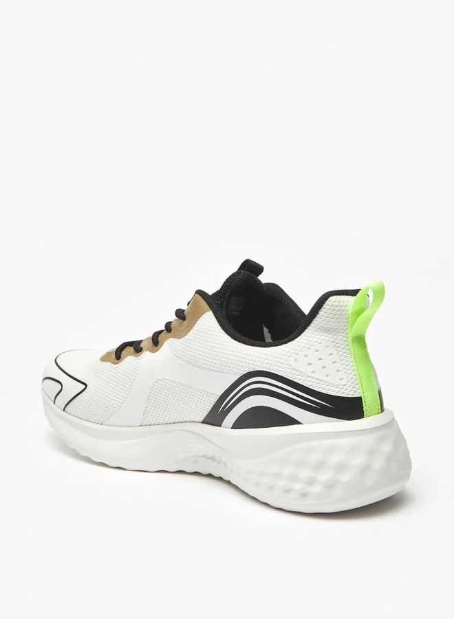 Kappa Men's Textured Lace-Up Sports Shoes