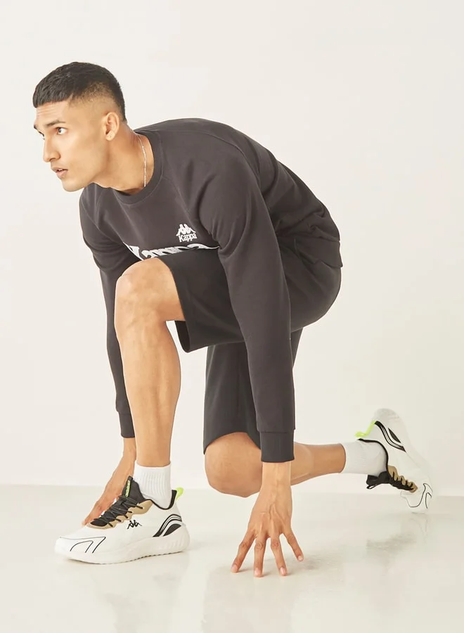 Kappa Men's Textured Lace-Up Sports Shoes