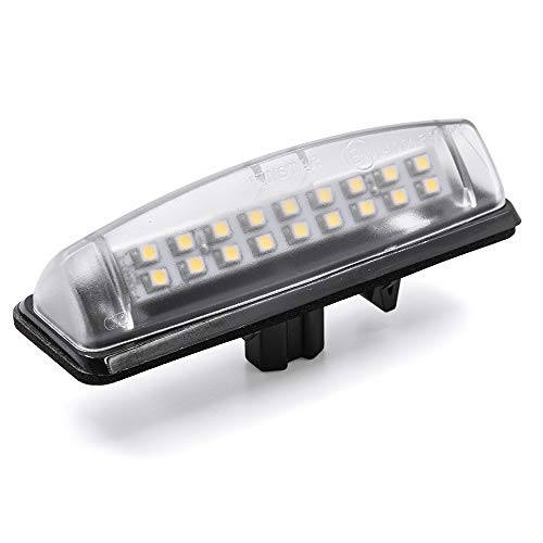 Mingrui test 2Pcs Full LED License Plate Light for Lexus IS300 GS300 GS400 GS430 ES300 ES330 RX330 RX350 Toyota Prius Powered by 18-SMD Xenon White LED Error-Free - Image 3