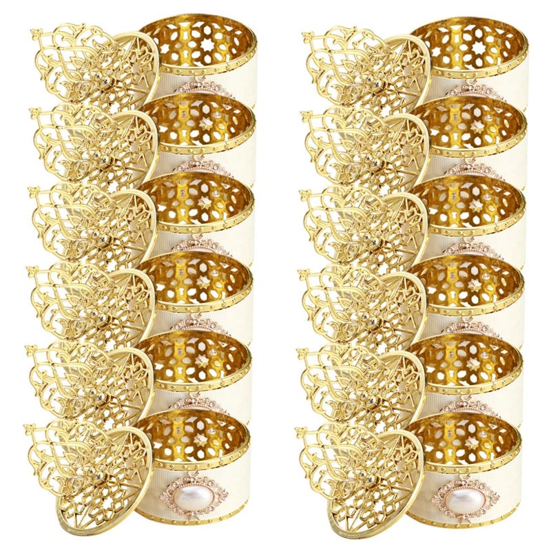12 Pcs European Style Plastic Candy Boxes Hollow Party Favor Storage Containers For Wedding Birthday Decorative Wrapping And Small Item Organizer - Image 2