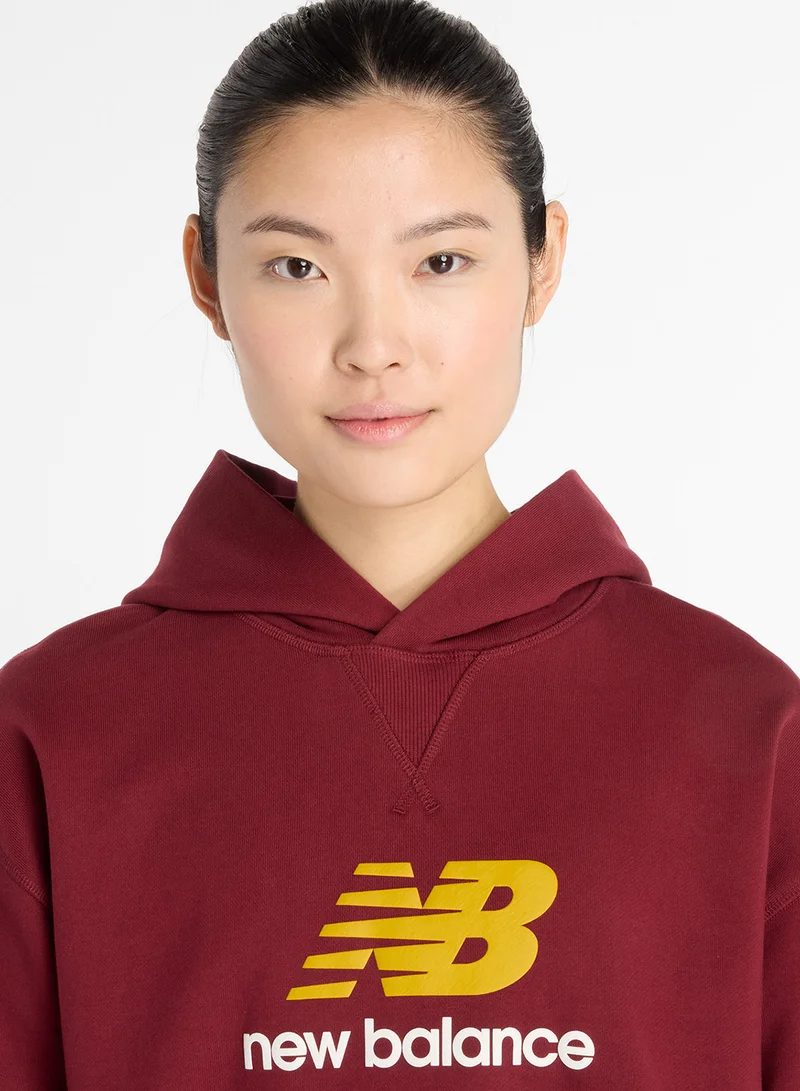 New Balance Athletics French Terry Logo Hoodie