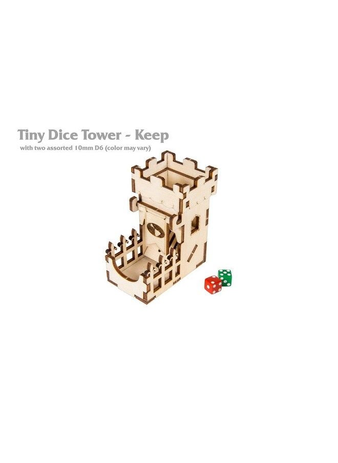 The Broken Token - Tiny Dice Tower The Keep With 10Mm D6 (2) - Image 1
