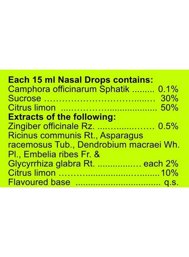 Charak قطرات شارا ك فارما سيفاجرين لاحتقان الأنف في التهاب الجيوب الأنفية - 15 مل (عبوة من 3) - Image 2