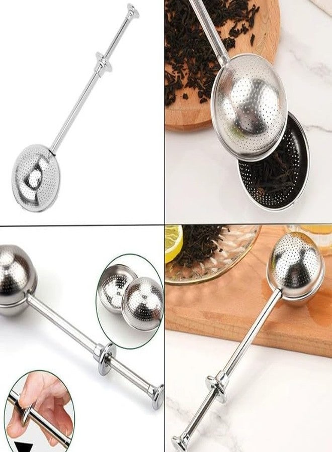 Dwuww 304 Silver Stainless Steel Flour Powder Filter Spoon, Shaker Duster Sifter Baker Dusting Wand For Sugar Flour Spices, Flour Sugar Powder Spoon Kitchen Tools Baking Sifters Baking Tools and Accessories - Image 3
