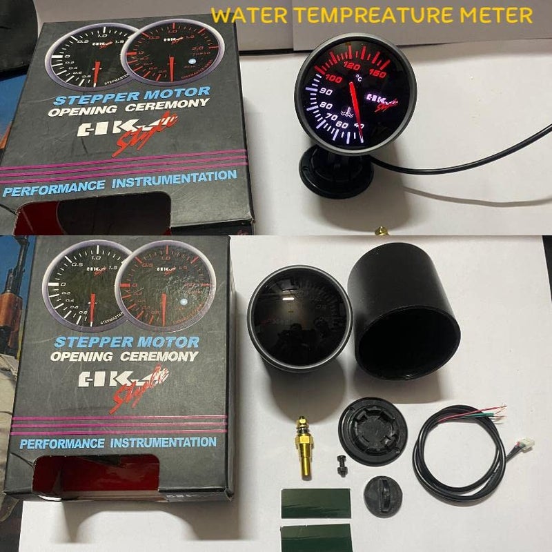 AUTO MT HKS Dashboard Gauges Series HKS Oil Pressure, Oil Tepm, Turbo, Volt, Vaccum, Tacho Meter, Boost, Ext Temp, Air Fuel, Water Temp Meter Gauge Meter. (HKS WATER TEMPERATURE METER) - Image 2