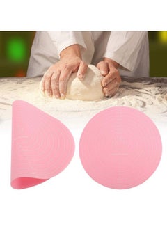 TOPINCN Silicone Baking Mat With Measurements For Cake Turntable Stand Nonstick Heat Resistant Pastry Baking Sheet  - Image 4