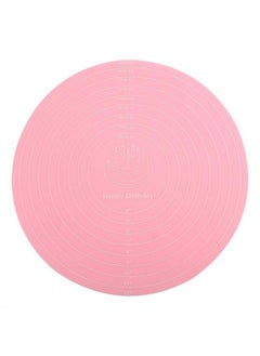 TOPINCN Silicone Baking Mat With Measurements For Cake Turntable Stand Nonstick Heat Resistant Pastry Baking Sheet  - Image 2