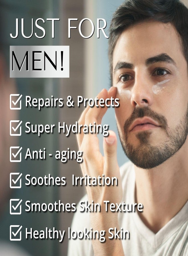 Dermaworks MENS FACE MOISTURIZER - Hydrating Moisturizer for Men - Anti Aging Face Cream with Hyaluronic Acid & Vitamin C - Lightweight Daily Moisturizer for Dry Oily Sensitive Skin - Image 2