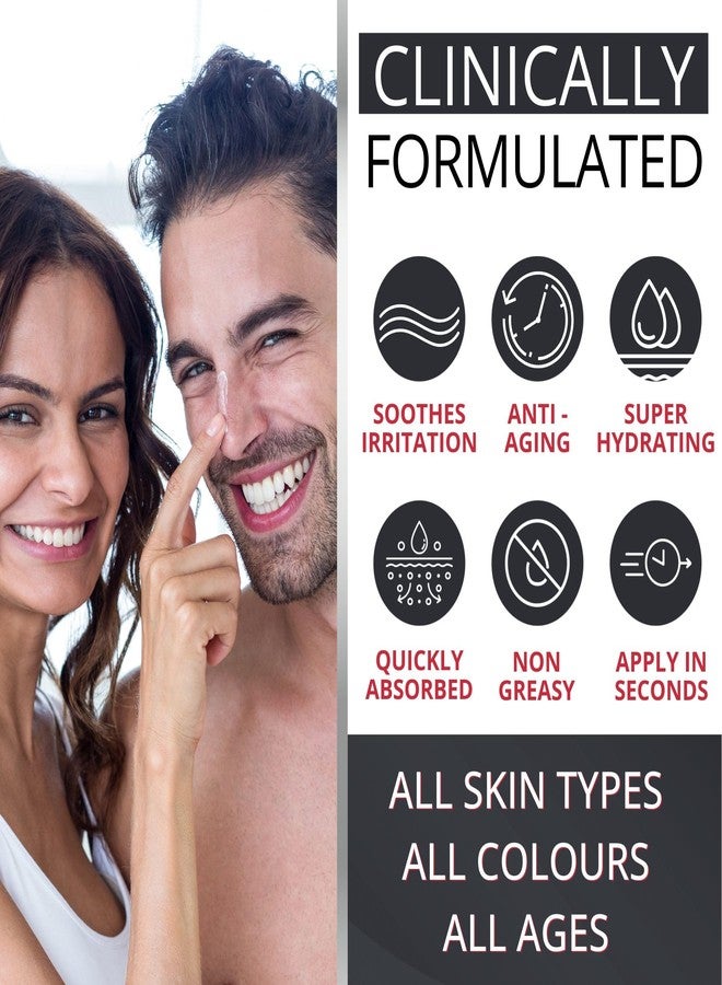 Dermaworks MENS FACE MOISTURIZER - Hydrating Moisturizer for Men - Anti Aging Face Cream with Hyaluronic Acid & Vitamin C - Lightweight Daily Moisturizer for Dry Oily Sensitive Skin - Image 4