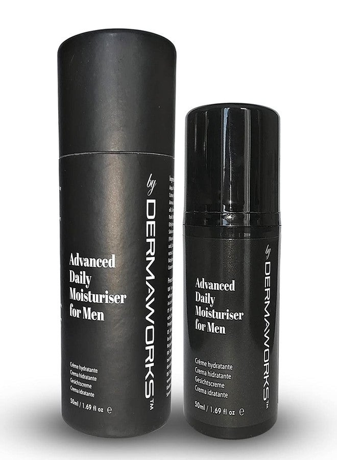 Dermaworks MENS FACE MOISTURIZER - Hydrating Moisturizer for Men - Anti Aging Face Cream with Hyaluronic Acid & Vitamin C - Lightweight Daily Moisturizer for Dry Oily Sensitive Skin - Image 1