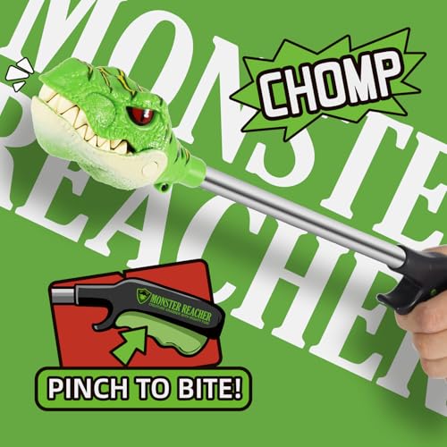 DINOBROS Dinosaur Pincher Toys for Age 3 and up Jurassic Dinosaurs TRex Grabber Toy Claw Robot Hand Snapper Dino Chomper Monster Reacher - Image 5