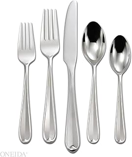 Oneida Dylan 42 Piece Everyday Flatware, Service for 8 18/0 Stainless Steel, Silverware Set - Image 1