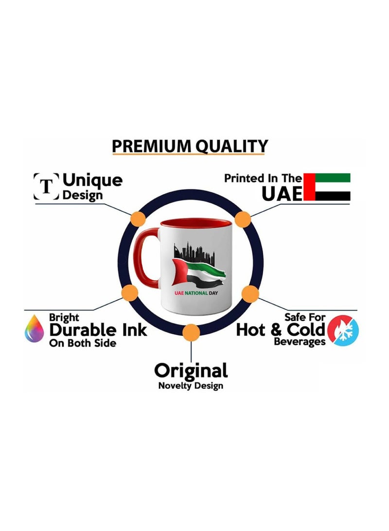 كوب سيراميك بلونين لليوم الوطني لدولة الإمارات العربية المتحدة - أمة تتحقق فيها الأحلام - هدايا لليوم الوطني لدولة الإمارات العربية المتحدة - Image 4