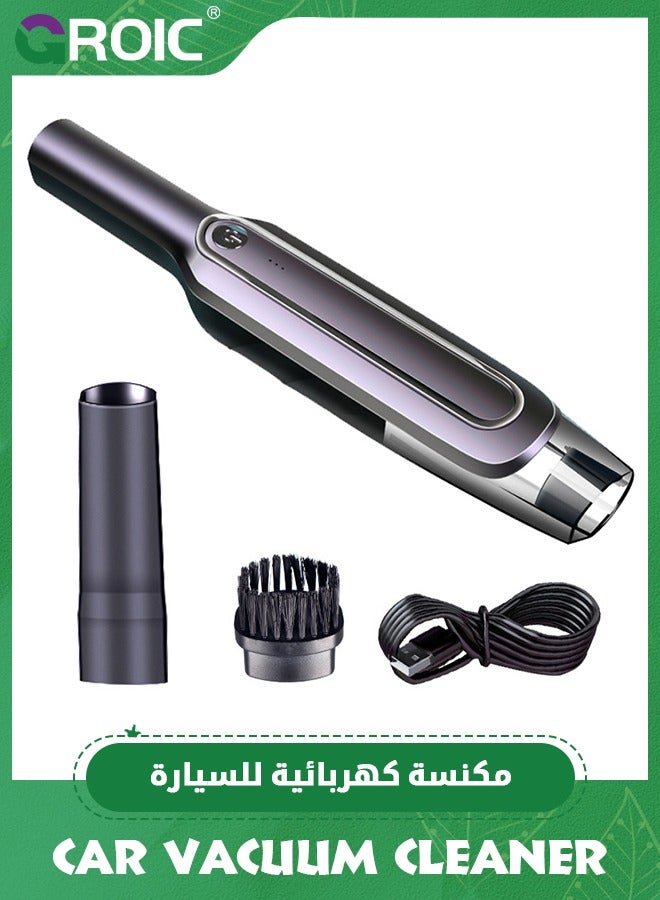 GROIC Handheld Vacuum Cordless, Car Vacuum Portable Cordless with Strong Suction, Multi-Nozzles Cordless Vacuum Cleaner Hand Held Small Vacuum Cleaners for Home, Pet, Car, Office - Image 1