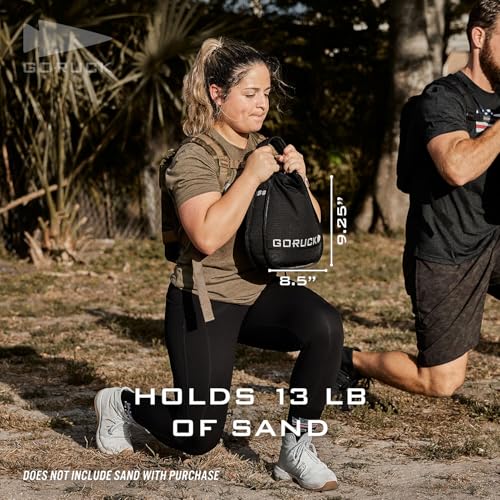 GORUCK 13LB 6KG Sand Kettlebells Weight for Fitness Body Workout for Men Women for Weightlifting Dumbbell Yoga for Home Gym Training - Image 3