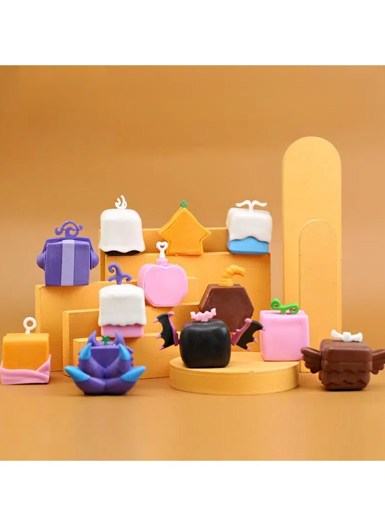 عام مجموعة فواكه الركود: مجموعة يدوية من 12 قطعة من دمى المكتب الكرتونية، نماذج كرتونية، ألعاب موضة، نماذج شخصيات PVC، ألعاب، هدايا قابلة للجمع، ألعاب كرتونية مبتكرة، هدايا أعياد الميلاد والعطلات - Image 4